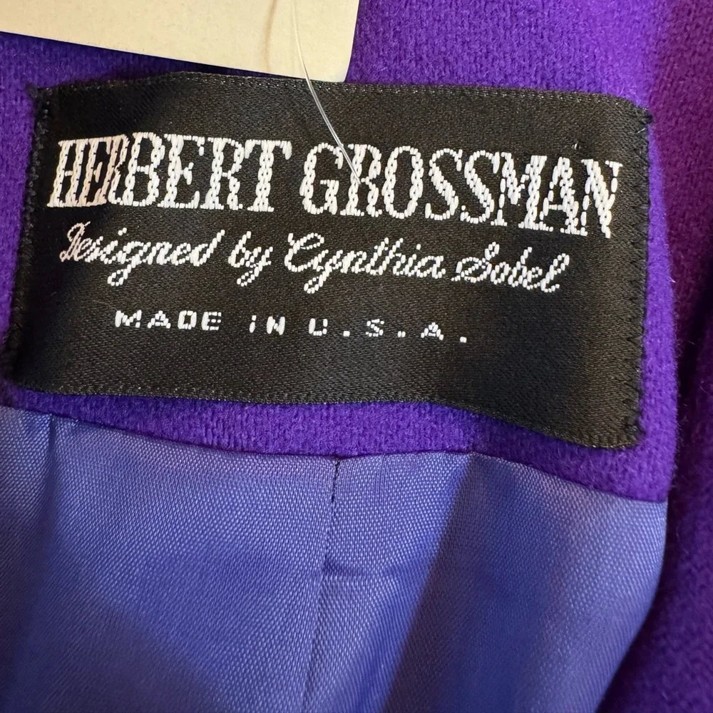Chic Women's Purple Wool Pencil Skirt‎